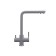 Mixer for the kitchen Ulgran Quartz UQ-016, with a tap for drinking water, color 05 concrete