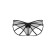 Softline collection butterfly shorts, black color, size s/l