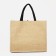 Shoper on a button, beige color