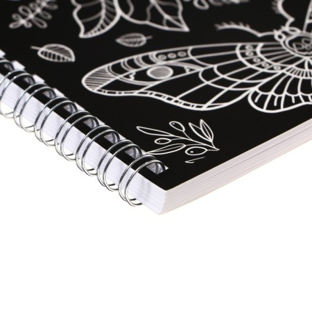 Album for drawing A4 40 sheets, on the crest "Magnificent", covered Cardboard, matte lamination, foil embossing, block 100g/m2-4