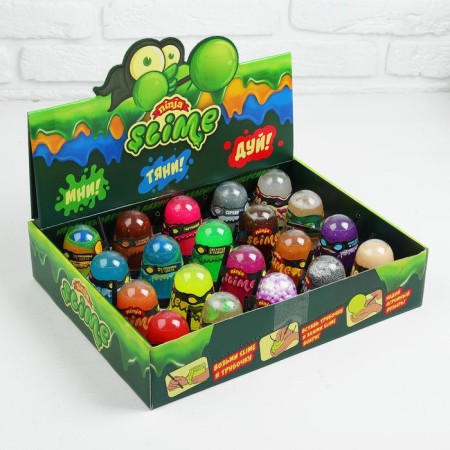 Slime show "Ninja", 130 g, set of 20 pcs.-1