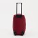 Road bag on wheels, a lightning department, with an increase, an outer pocket, burgundy color