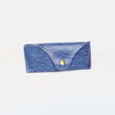 Button glasses cover, blue color