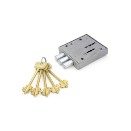 Haller Castle "Gerion", block-5m, used 3 crossbars, 5 keys