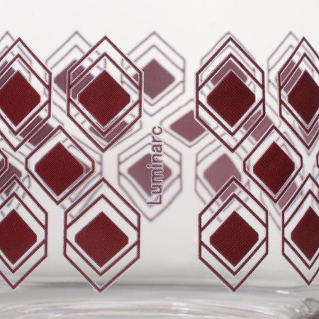 Glass glass "Romb Lilak", 310 ml-3