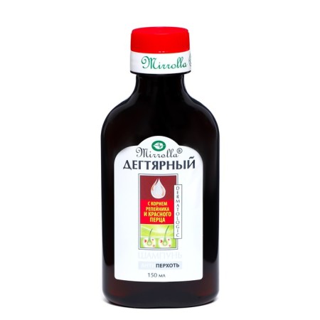 Mirrolla tar shampoo "red pepper and burdock extract", 150 ml-1