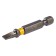 Denzel 11658 bit set, hexagonal profile, SL5.0 x 50 mm, steel S2, 2 pcs.