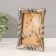 Photo frame Polystone 10x15 cm "Veles" silver 14x1.5x19 cm