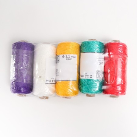 Washing 3-spinal polypropylene, d = 1.1 mm 100 m (set 5 pcs) mix-8