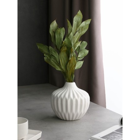 VAZA table "Shar", h = 16 cm, white color, ceramics, 1 variety, Iran