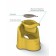Pot children's Amarobaby Ergonomic, with a lid, yellow color