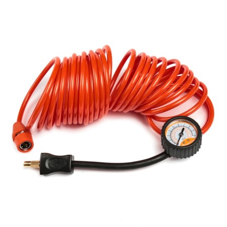 Car compressor "Aggressor" AGR-75, boropian, metal, 12V, 300W, performance 75 l/min, boat adapters, bag-5