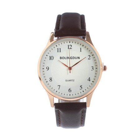 Men's watch "Bolingdun", D-4 cm, eco-leather strap