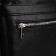 Male bag over the shoulder, Textura, artificial leather, black color