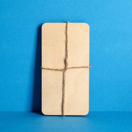 Wooden envelope "The strongest" 17.5 x 9 cm-3