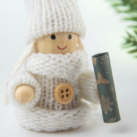 Christmas tree toy New Year's “Joy and warmth!”, For the New Year, 7 cm x 6 cm x 3 cm-5