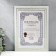 Photo frame Plastic format A4 "Mosaic and gold mica" 33.3x24.7 cm