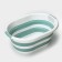 Fighting pelvis, 25 l, 54 × 38.5 × 7 cm, sea wave color