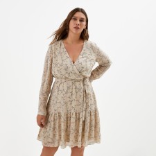 Women's dress MIST PLUS-SIZE, r.52, beige