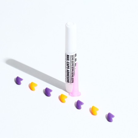 Faling claws "Duet Antitsarapas" (20 pcs), size M, orange-violet-5