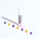 Faling claws "Duet Antitsarapas" (20 pcs), size M, orange-violet
