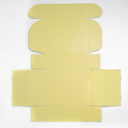 Gift folding box, packaging, "yellow", 27 x 21 x 9 cm-6