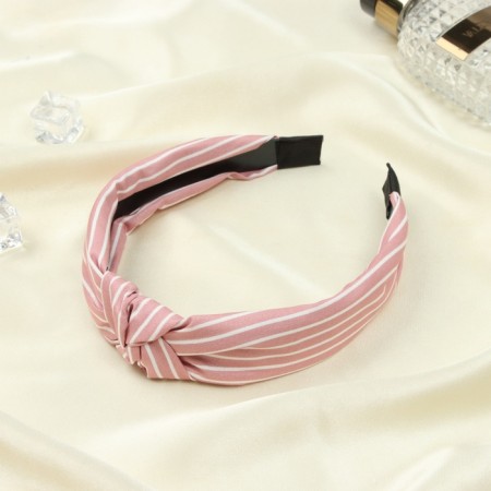 Hair rim "Wendy" 3 cm, pink-white