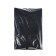A cape on the seat "Alcantara" 140 x 52 cm, black with a red line