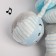 Stretching - spiral with toys arc on a stroller / crib for babies 0+ "Elephant", Blue color, Kroshka I'm 504