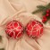 Set of balls plastic D-10 cm, 2 pcs "Rema Magic" red