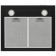 Exposure RINA 600 Black PB, T- figurative, 845 m3/h, 3 speeds, 60 cm, black