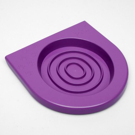 Toilet for teaching cats to a toilet 39.2 x 38.7 x 3 cm, purple-2