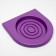 Toilet for teaching cats to a toilet 39.2 x 38.7 x 3 cm, purple