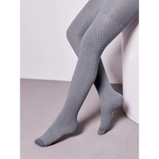 Pantyhose baby thin cotton CONTE KIDS, height 140-146 cm, color gray color