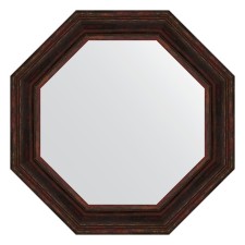 Mirror in the baguette frame, dark Provence 99 mm, 74x74 cm