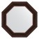 Mirror in the baguette frame, dark Provence 99 mm, 74x74 cm