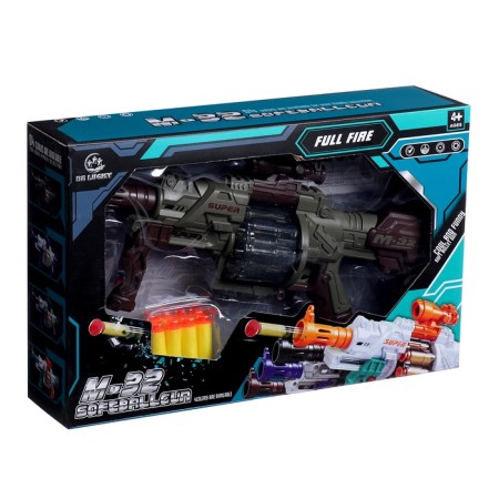 Blaster "M32", shoots soft bullets-9