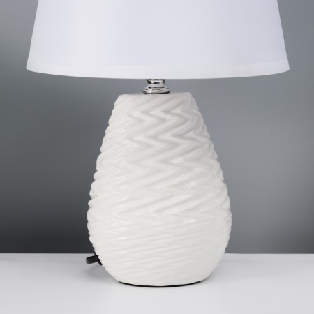 Table lamp "Melly" E14 40W white 19.5x19x, 5x31.5 cm-3
