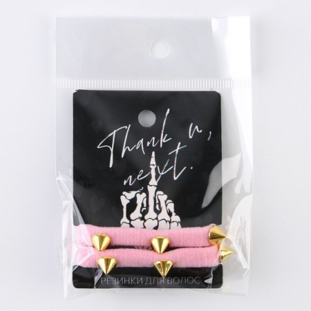 Hair gum "To, Next", 2 pcs., D = 5 cm-5