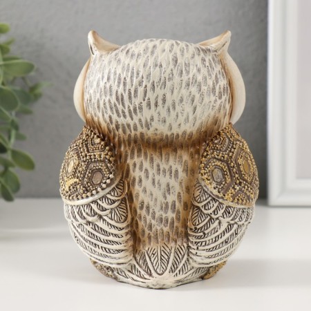 Polystone souvenir "Eye with golden eyes" 11x9x14 cm-2