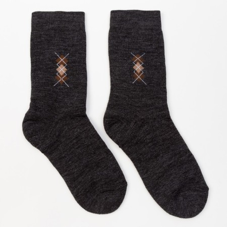 Male terrible socks, asphalt color, size 29