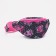 Board belt on a zipper, black/pink color