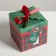 Folding boxes “Happy New Year!”, 12 x 12 x 12 cm, new year