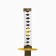 Souvenir weapon "Katana Yamato", 72 cm, blade 51 cm/7 mm, wooden