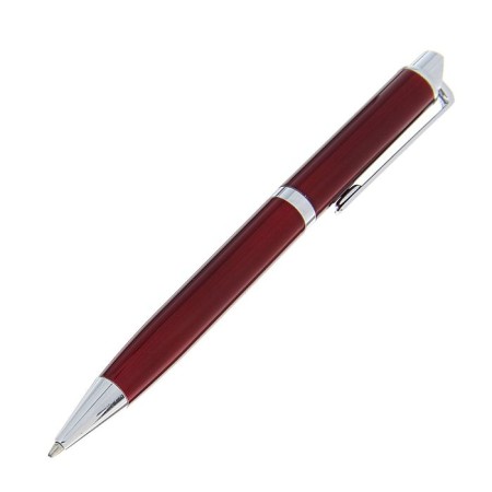 Gift handle, ball "espresso" in the leatherette case, rotary, burgundy/silver-2