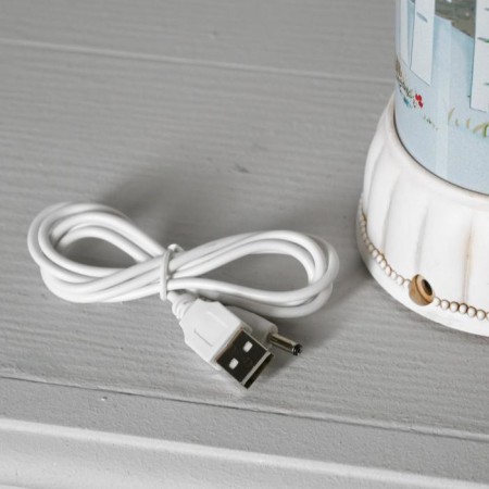 LED figure “Bottle with snowmen” 9 × 35 × 9 cm, plastic, AAX3 batteries (not in the kit), USB, glow warm white-3