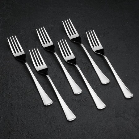 Dining room "Mondial", h = 19.8 cm, thickness 2.5 mm, silver color-1