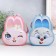 Piggy bank Metal with a lock "Bunny/bunny" mix 12x9x14 cm