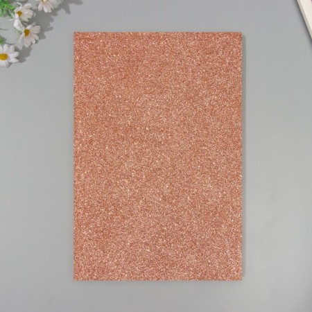 A set of glitter foamiran (5 sheets) 2 mm, 20x30 cm, powder-3