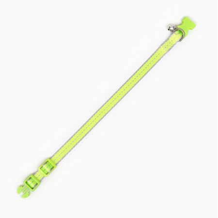 Neon collar 24-36 x 1.5 cm, green-5